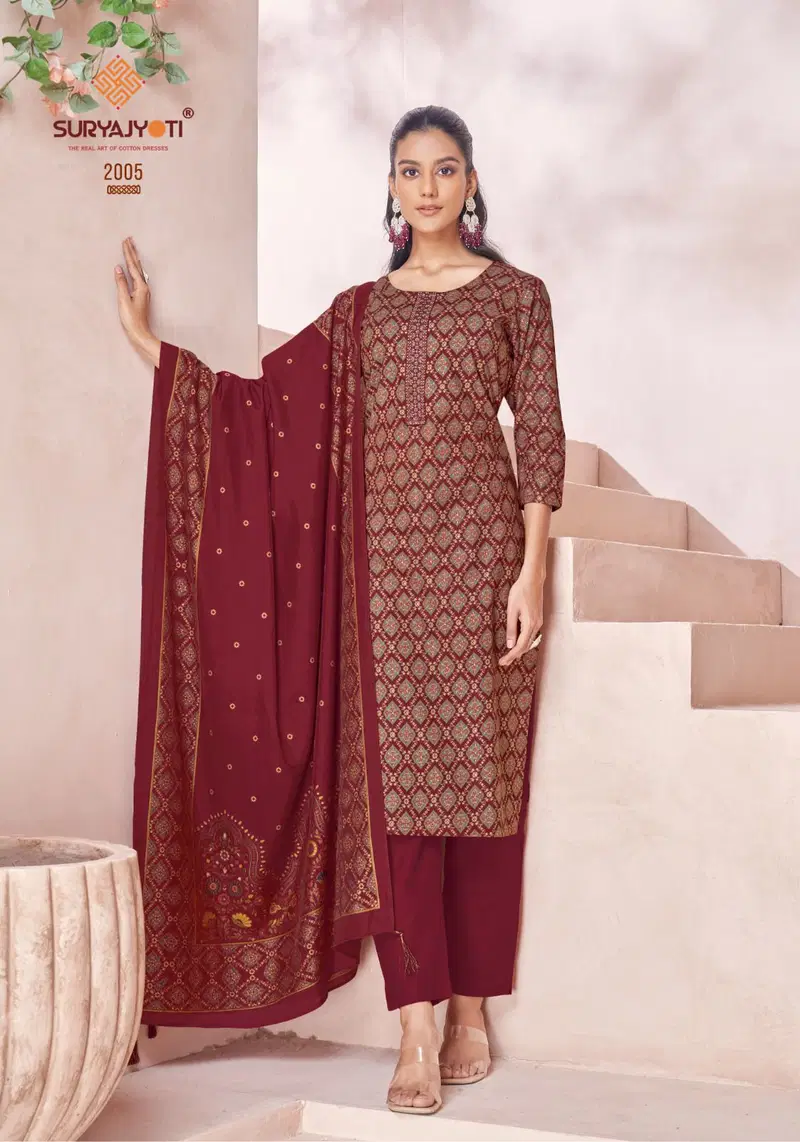 Pariza Vol 2 By Suryajyoti Cotton Printed Readymade Suits Orders In India